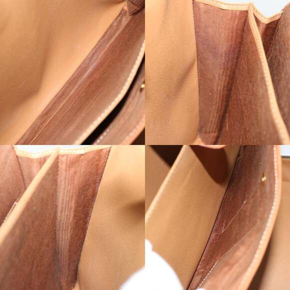 CELINE Macadam Canvas Hand Bag Pvc Brown - Picture 12 of 13